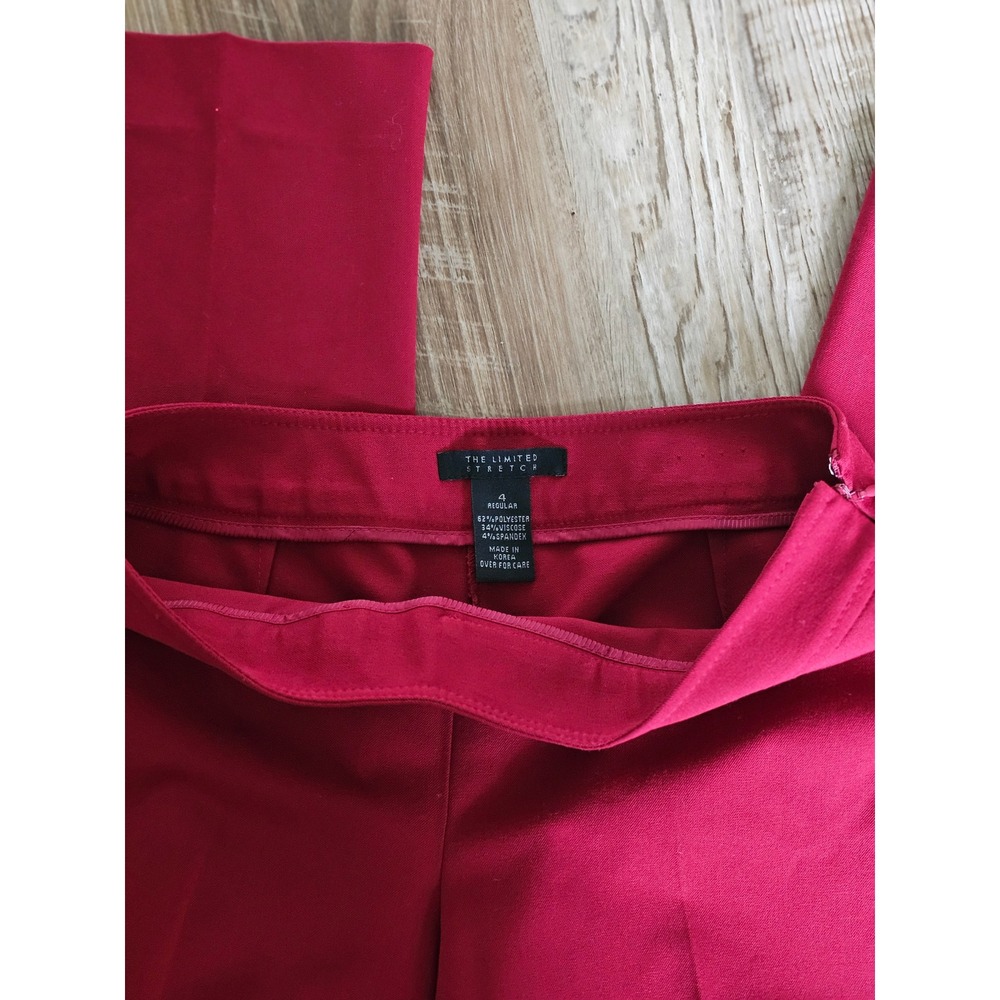 The Limited Stretch Dress Pants Womens 4 Regular‎ Tailored Straight Leg Trousers - Picture 2 of 5